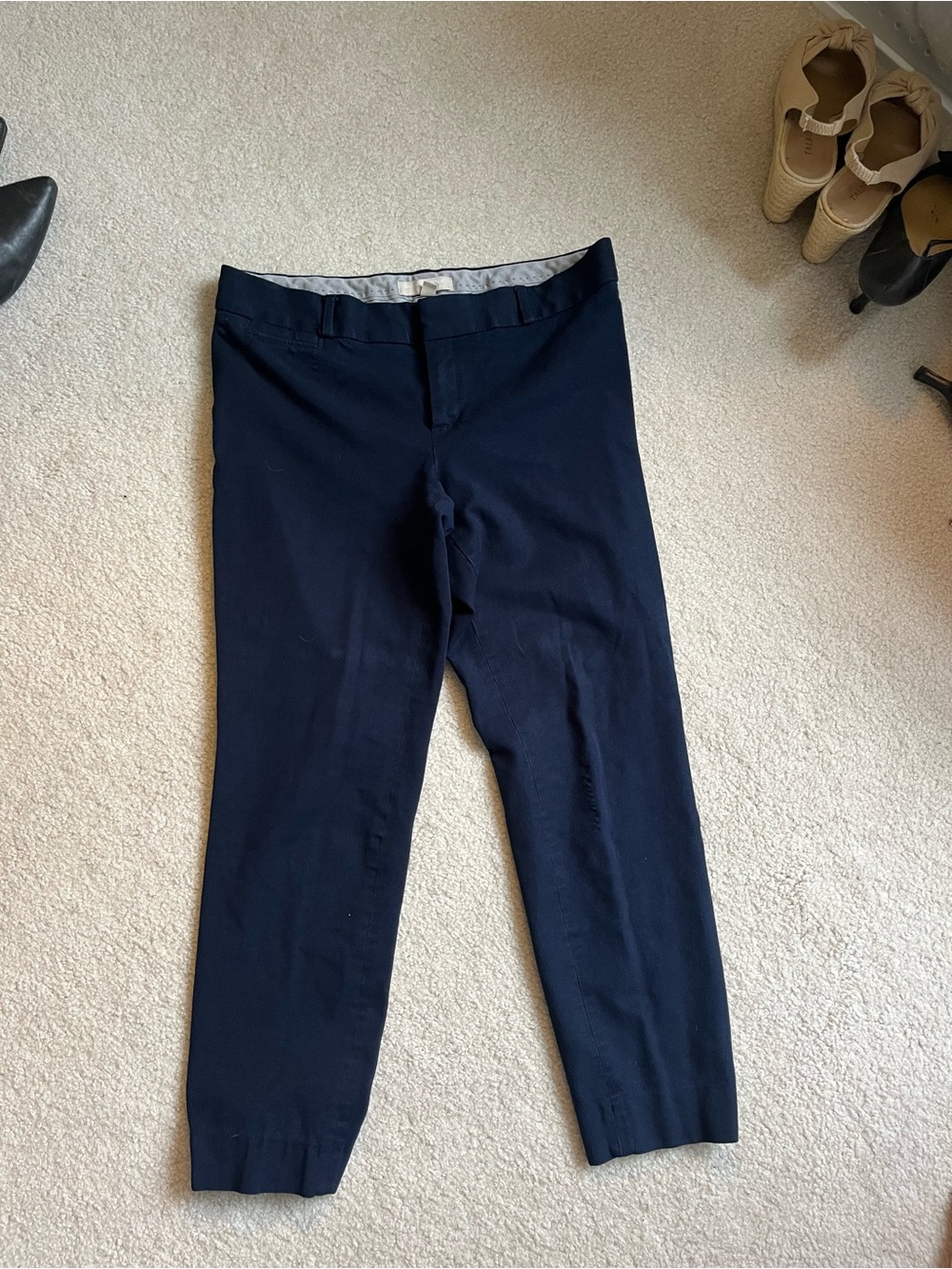 Women’s Navy Capri Dress Pants